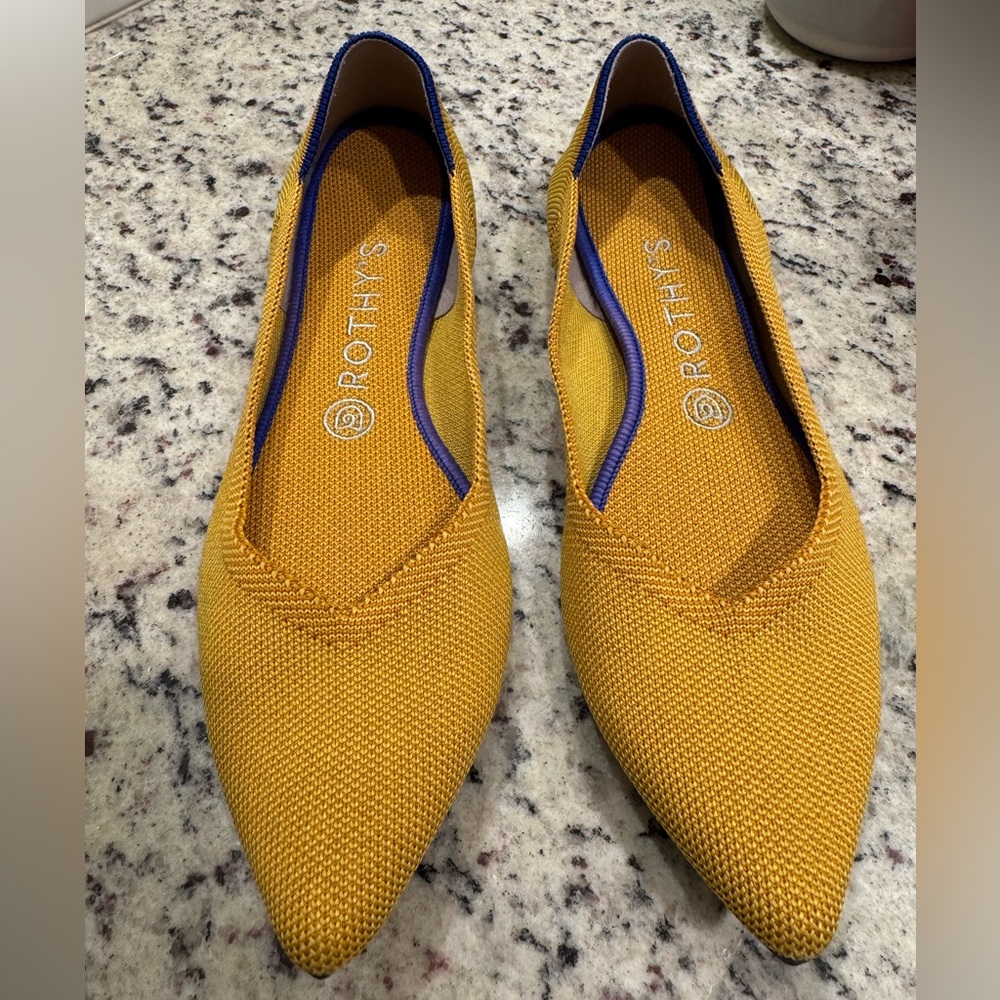 Rothy's Women's Yellow Flats